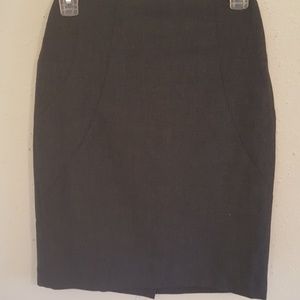 The Limited Collection Gray Skirt (pencil)